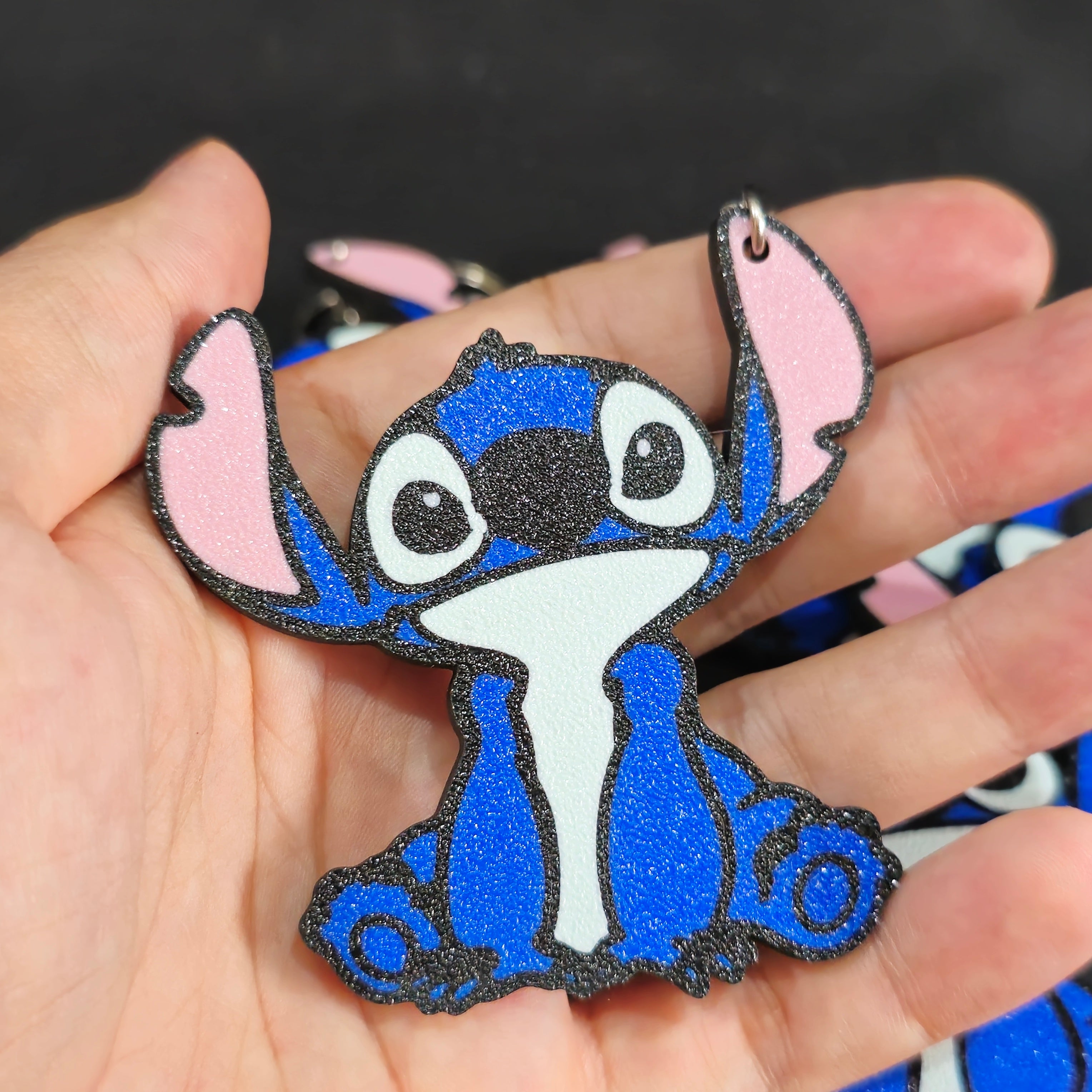 Llaveros Stitch en 3D