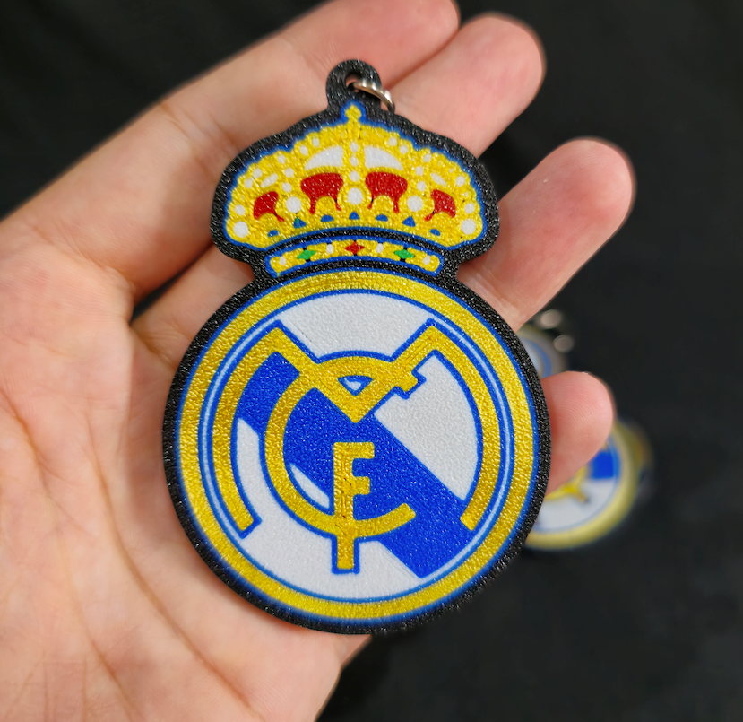 Escudo de fútbol en 3D de Alta Calidad