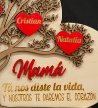 Árbol de Corazones personalizado de decoraconlaser