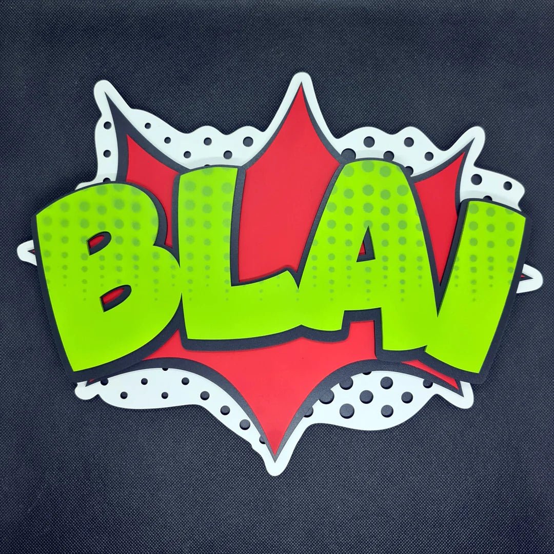 Cartel Bang! personalizado de decoraconlaser