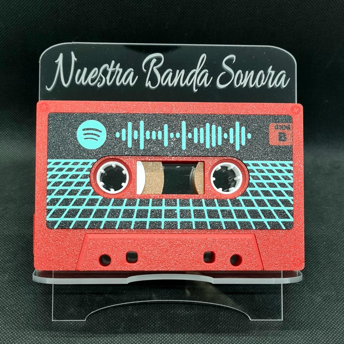 Casete Retro Spotify Personalizado – Impresión 3D personalizado de decoraconlaser
