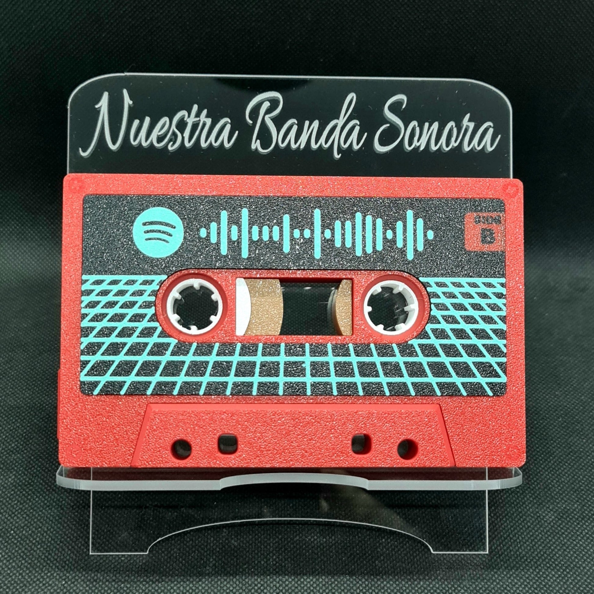 Casete Retro Spotify Personalizado – Impresión 3D personalizado de decoraconlaser