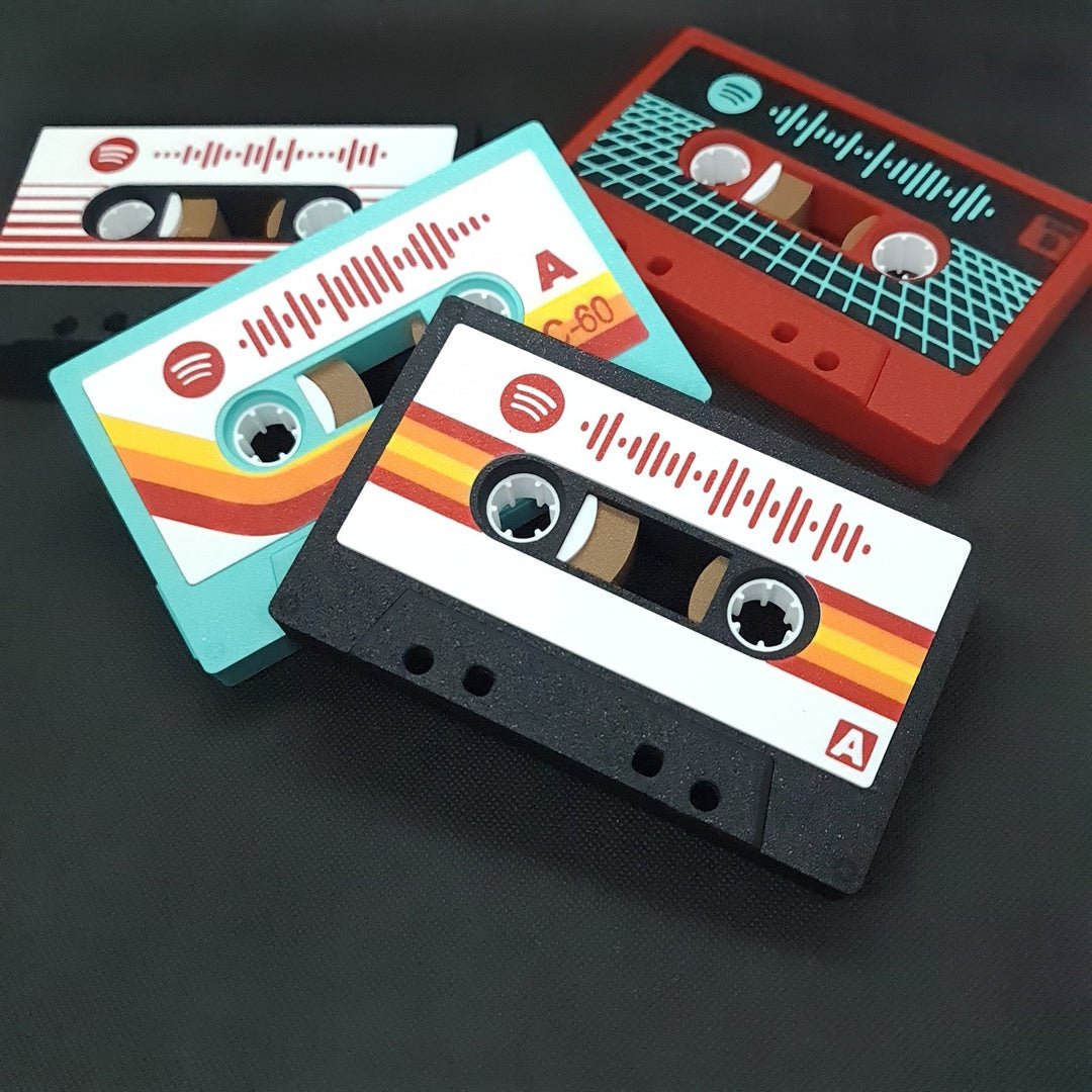 Casete Retro Spotify Personalizado – Impresión 3D personalizado de decoraconlaser
