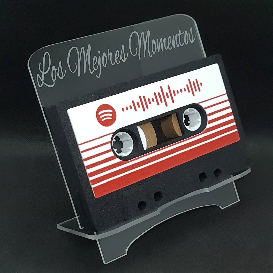 Casete Retro Spotify Personalizado – Impresión 3D personalizado de decoraconlaser