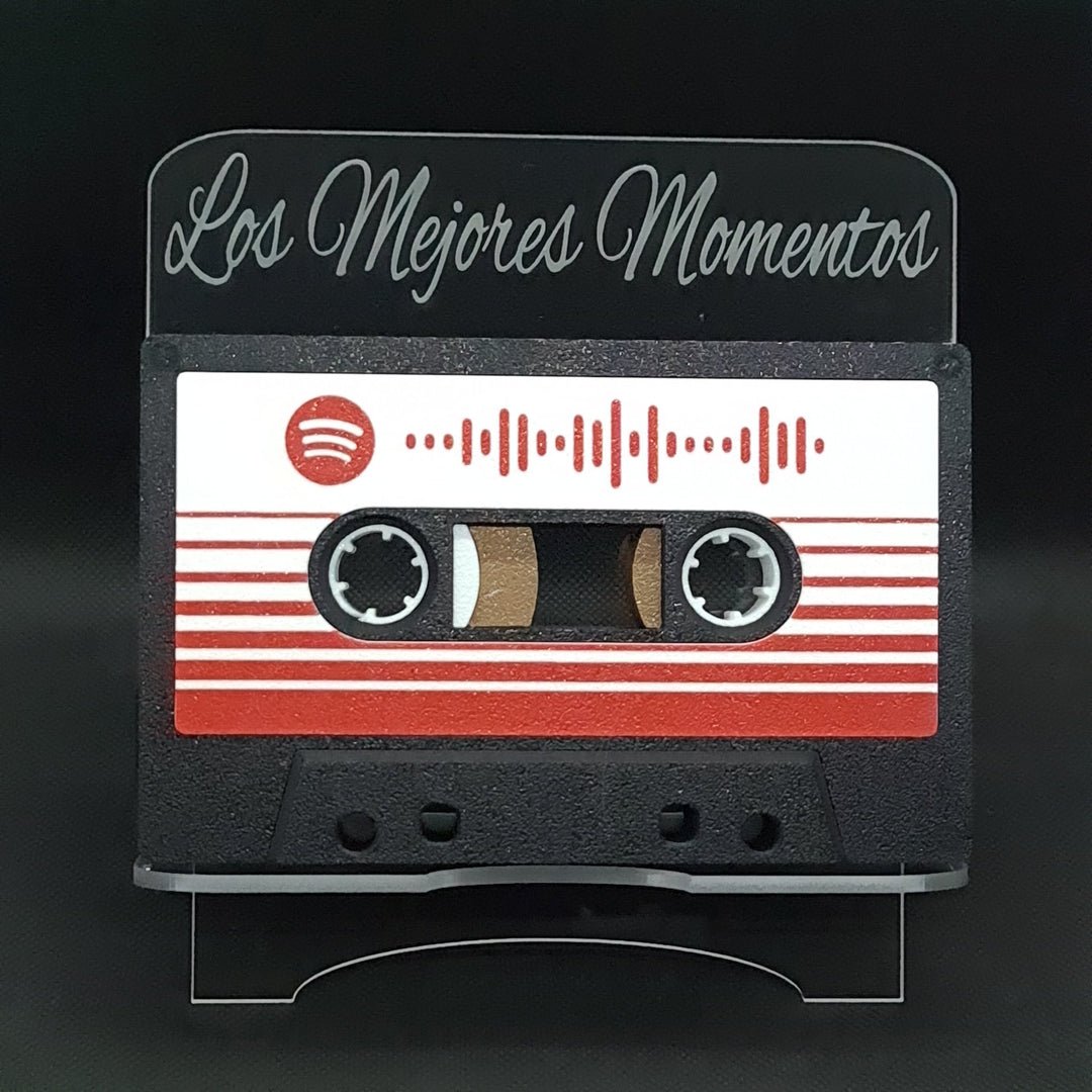 Casete Retro Spotify Personalizado – Impresión 3D personalizado de decoraconlaser