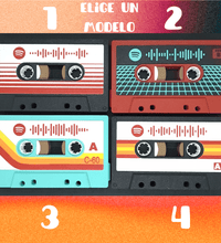 Casete Retro Spotify Personalizado – Impresión 3D personalizado de decoraconlaser