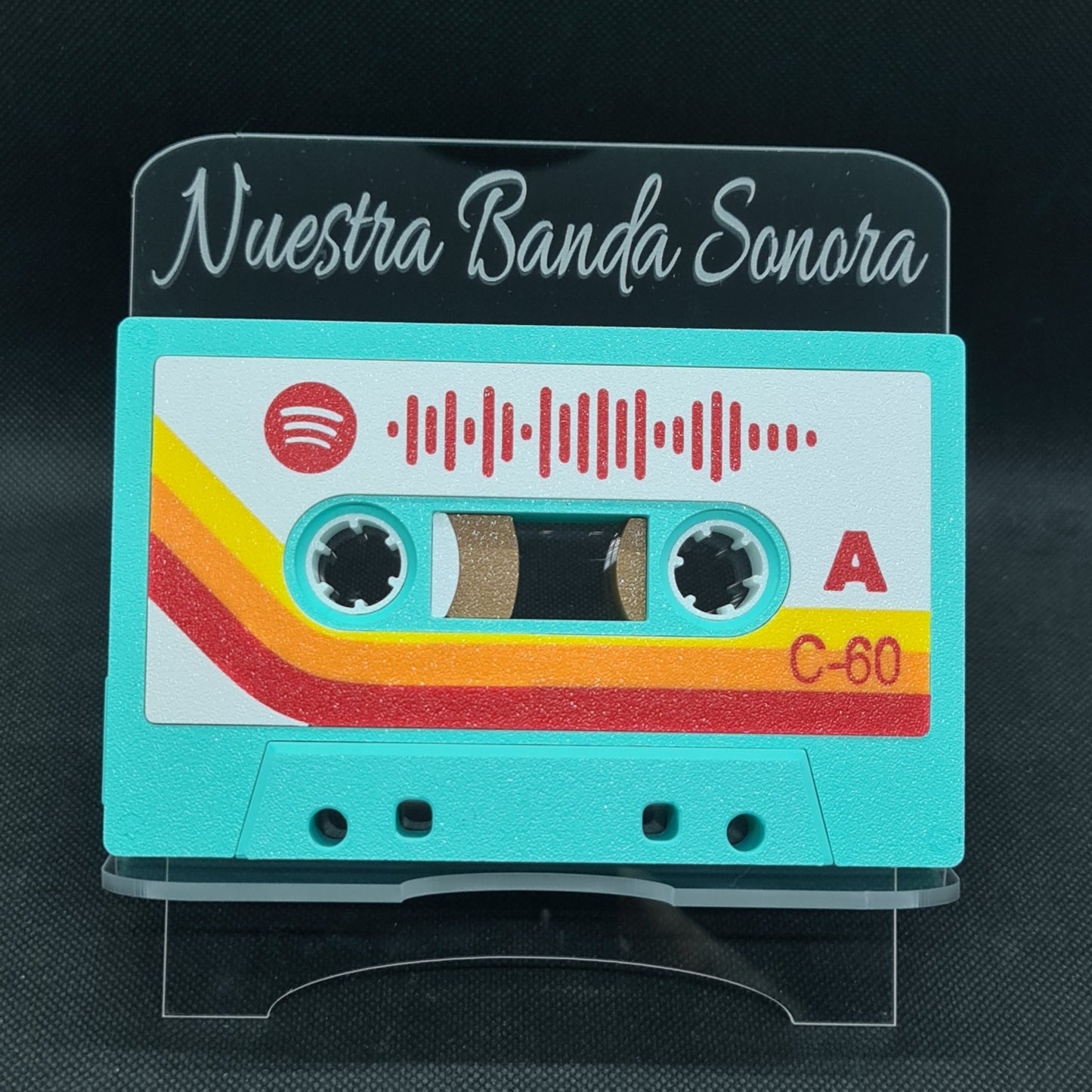 Casete Retro Spotify Personalizado – Impresión 3D personalizado de decoraconlaser