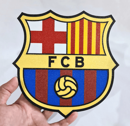 Escudo de fútbol en 3D de Alta Calidad personalizado de decoraconlaser