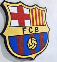 Escudo de fútbol en 3D de Alta Calidad personalizado de decoraconlaser
