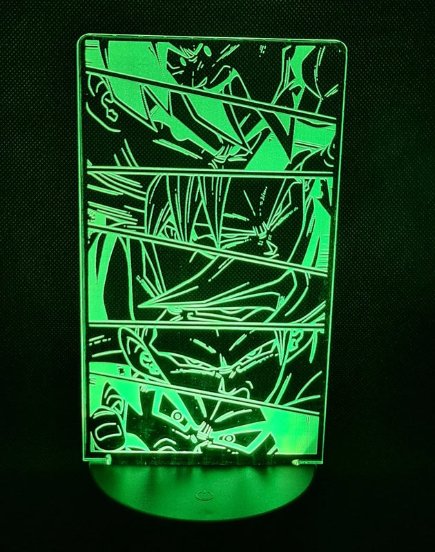 Evolución Saiyan personalizado de decoraconlaser