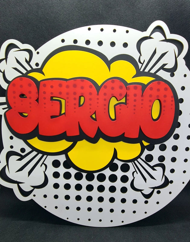 Explosión personalizado de decoraconlaser