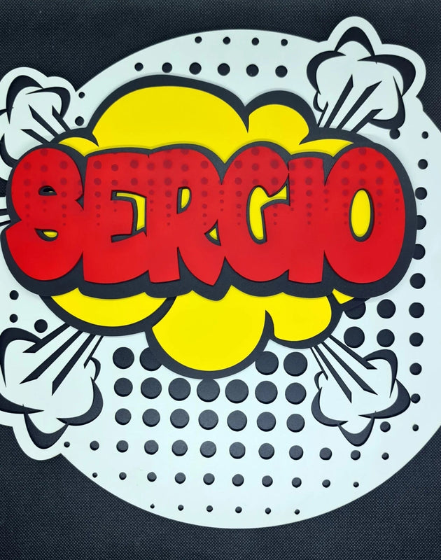 Explosión personalizado de decoraconlaser