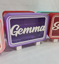 Hucha Personalizada con Nombre en 3D personalizado de decoraconlaser