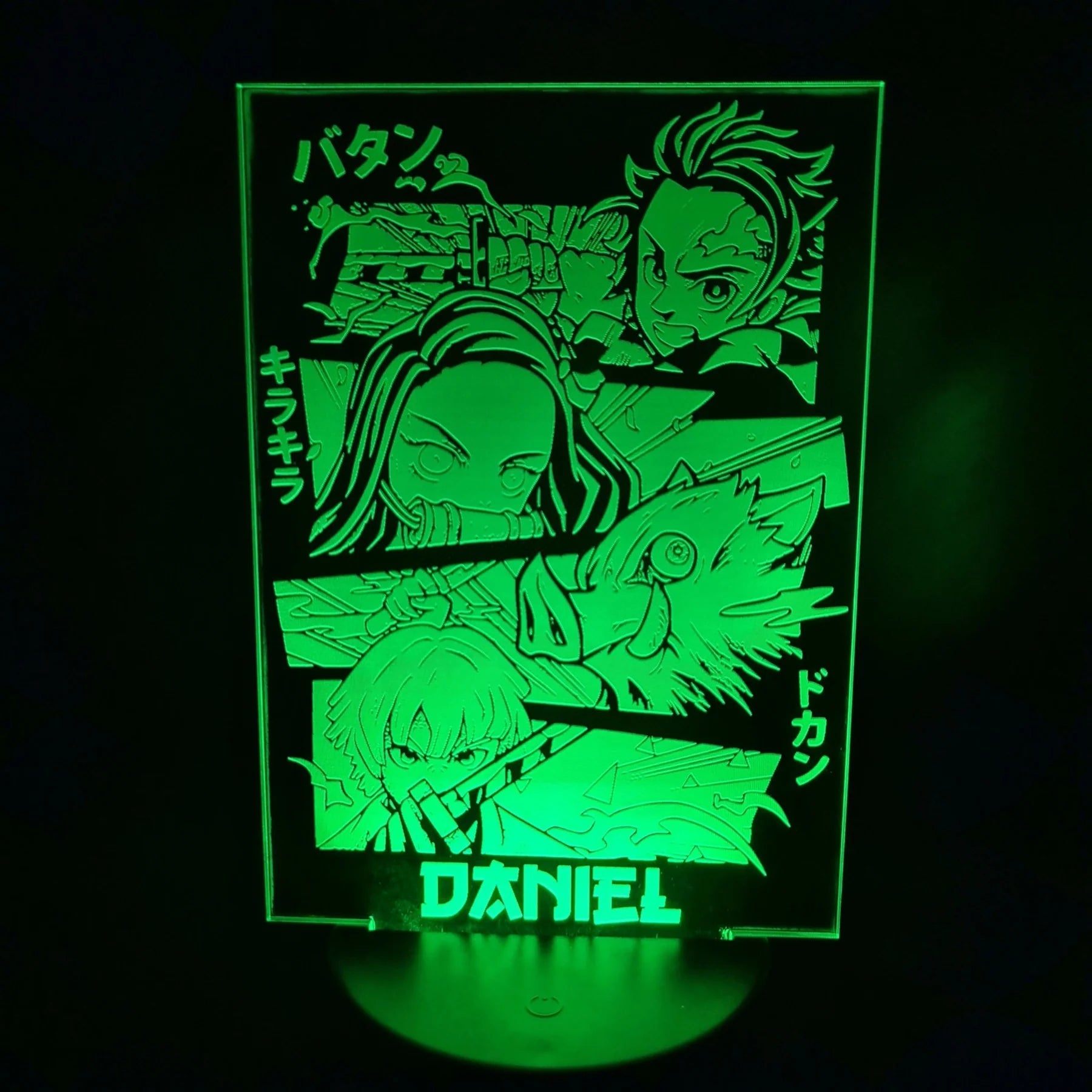 Kimetsu No Yaiba personalizado de decoraconlaser