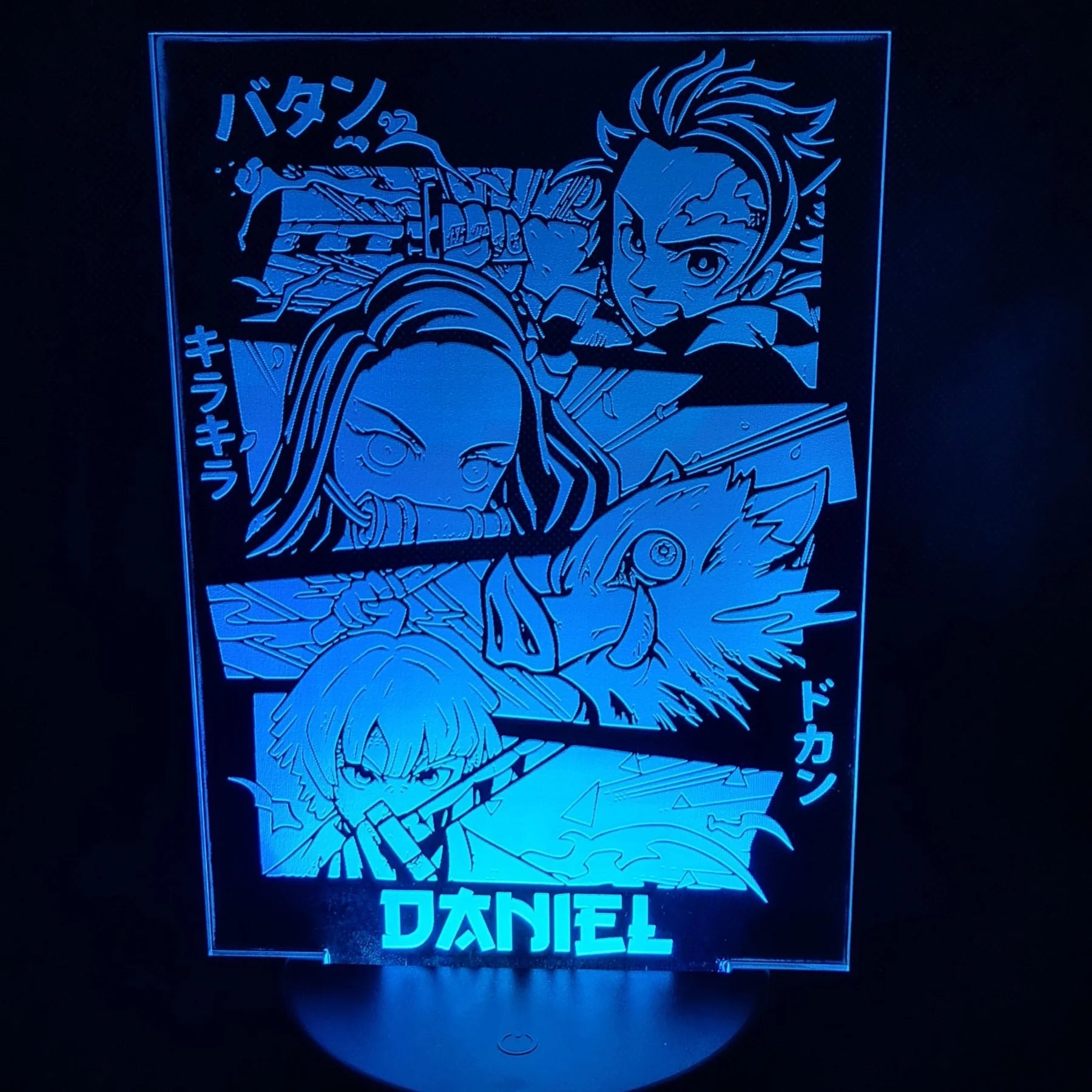 Kimetsu No Yaiba personalizado de decoraconlaser