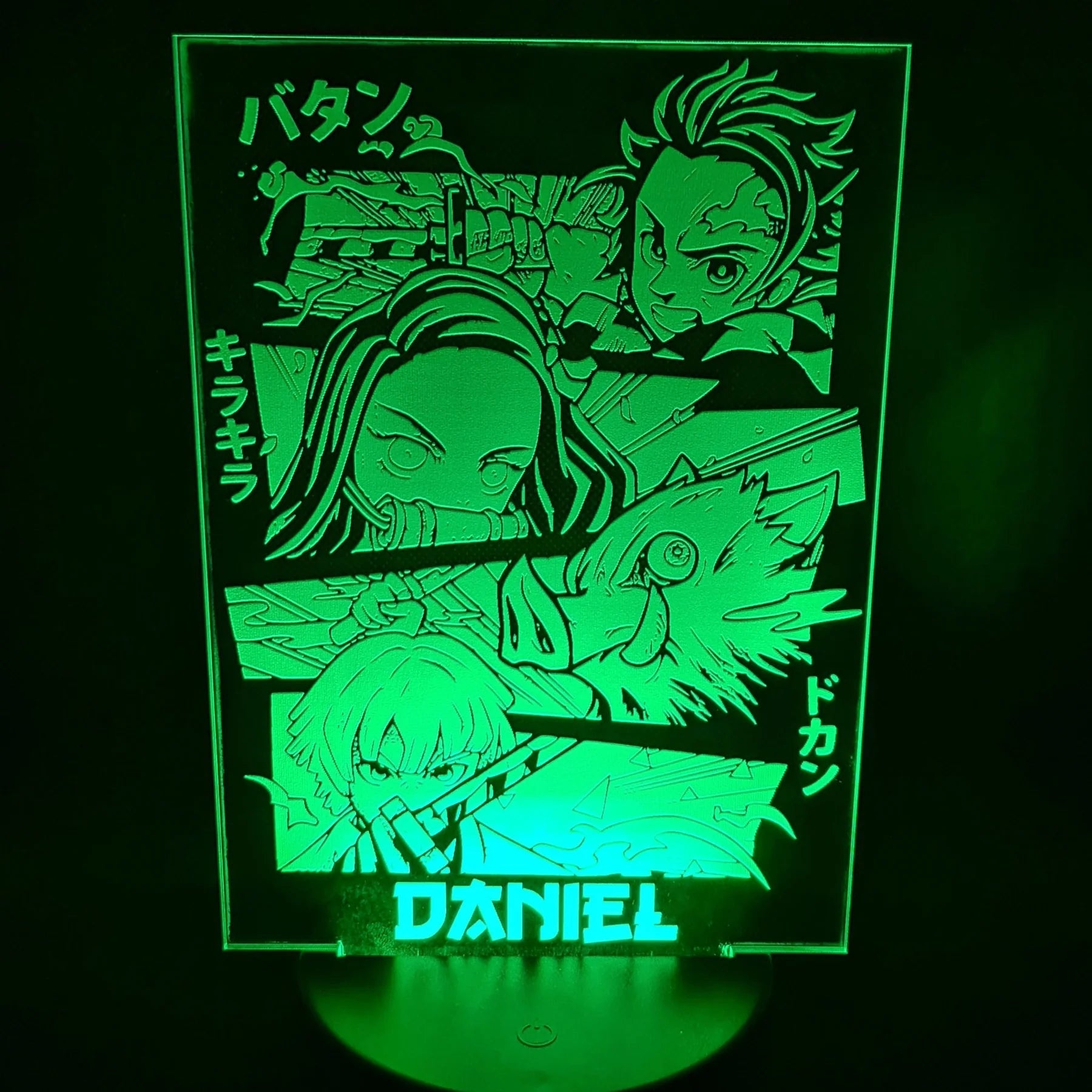 Kimetsu No Yaiba personalizado de decoraconlaser