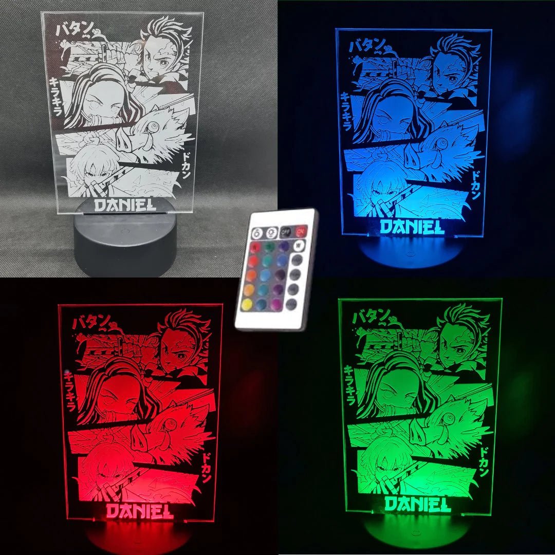 Kimetsu No Yaiba personalizado de decoraconlaser
