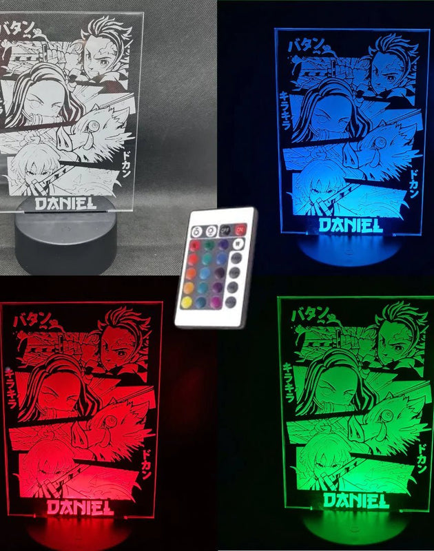 Kimetsu No Yaiba personalizado de decoraconlaser