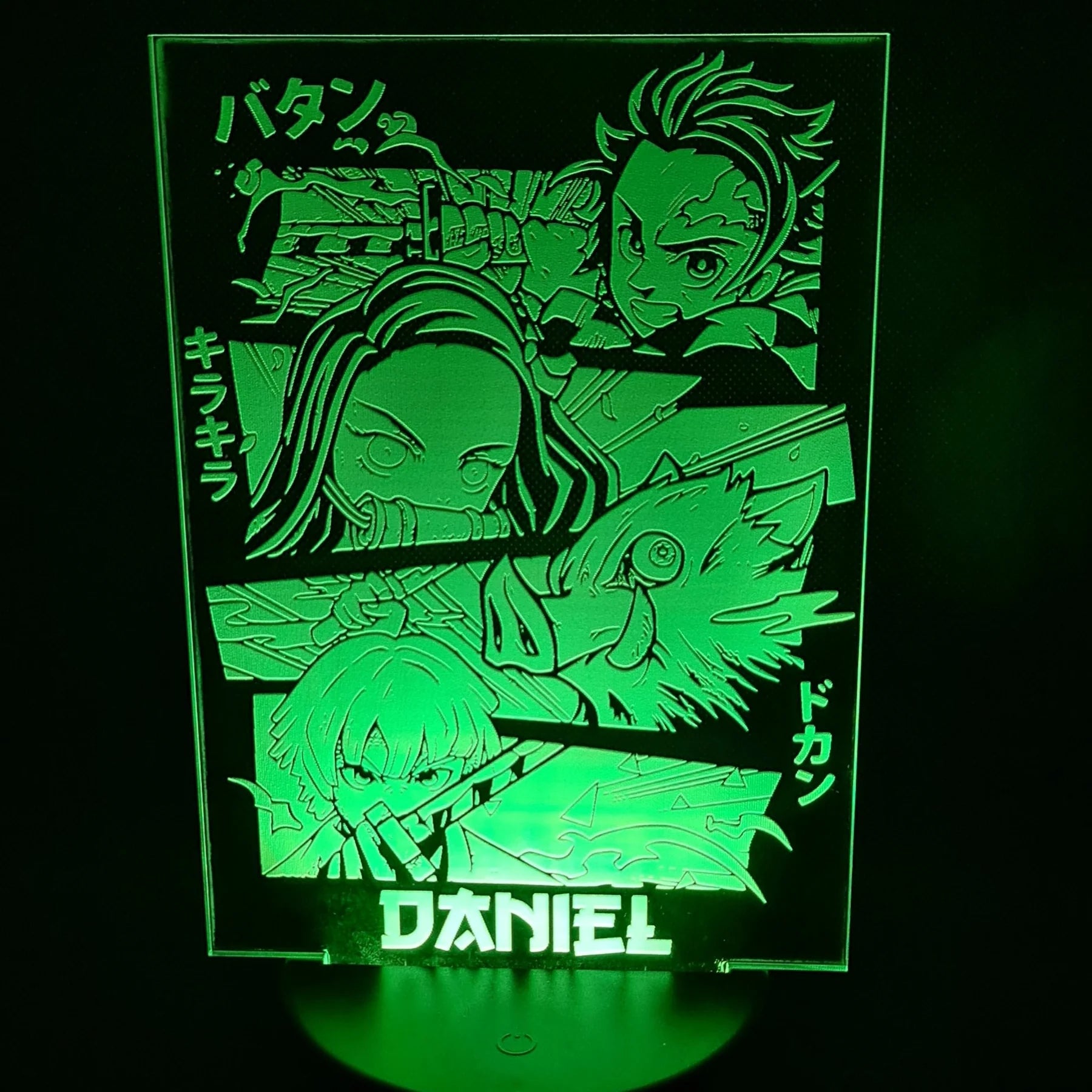 Kimetsu No Yaiba personalizado de decoraconlaser