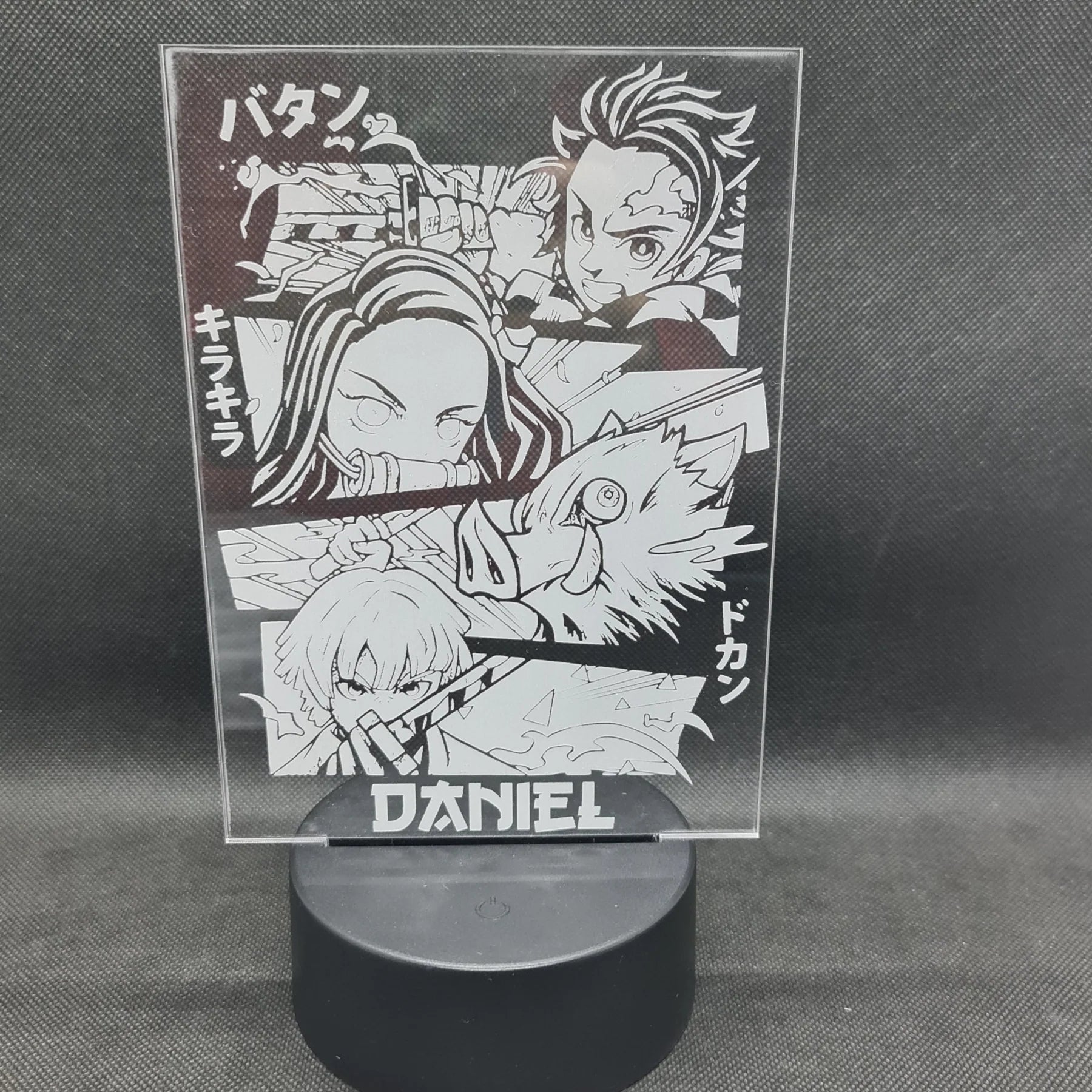 Kimetsu No Yaiba personalizado de decoraconlaser