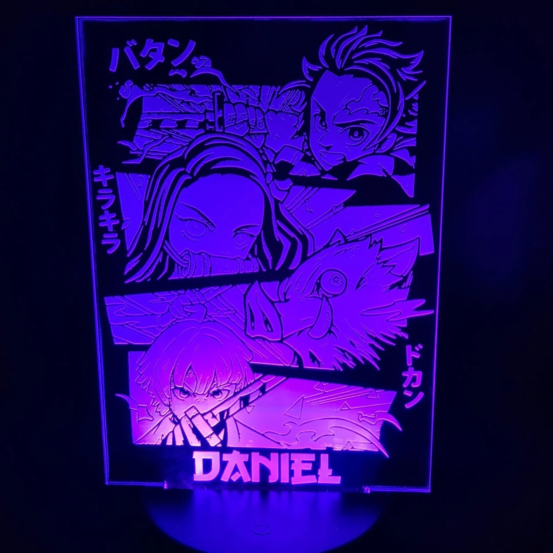 Kimetsu No Yaiba personalizado de decoraconlaser