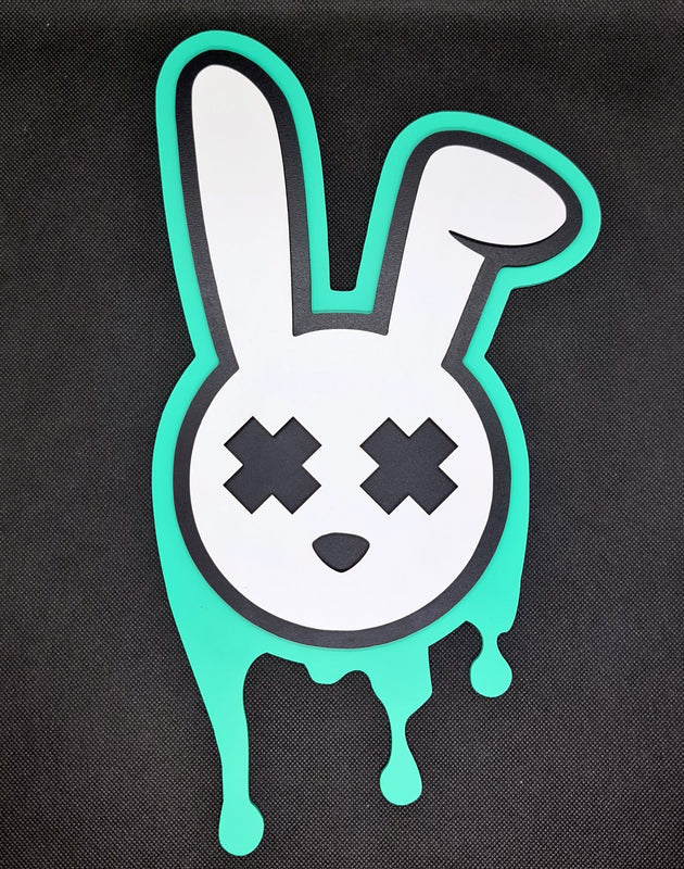 Knockout Art Bunny personalizado de decoraconlaser