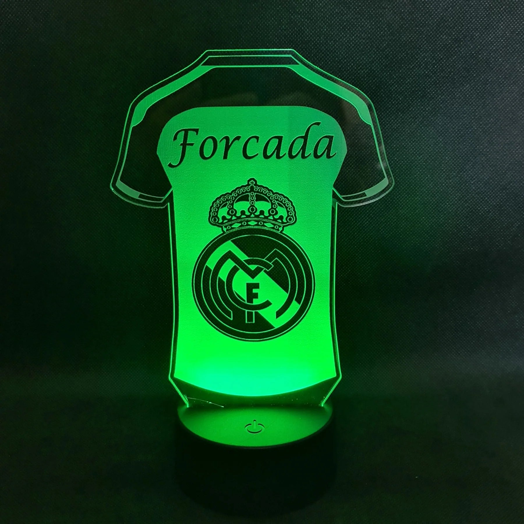 Lámpara Acrílica de Fútbol personalizado de decoraconlaser