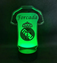 Lámpara Acrílica de Fútbol personalizado de decoraconlaser