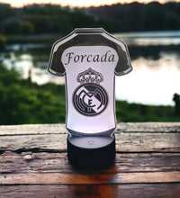 Lámpara Acrílica de Fútbol personalizado de decoraconlaser
