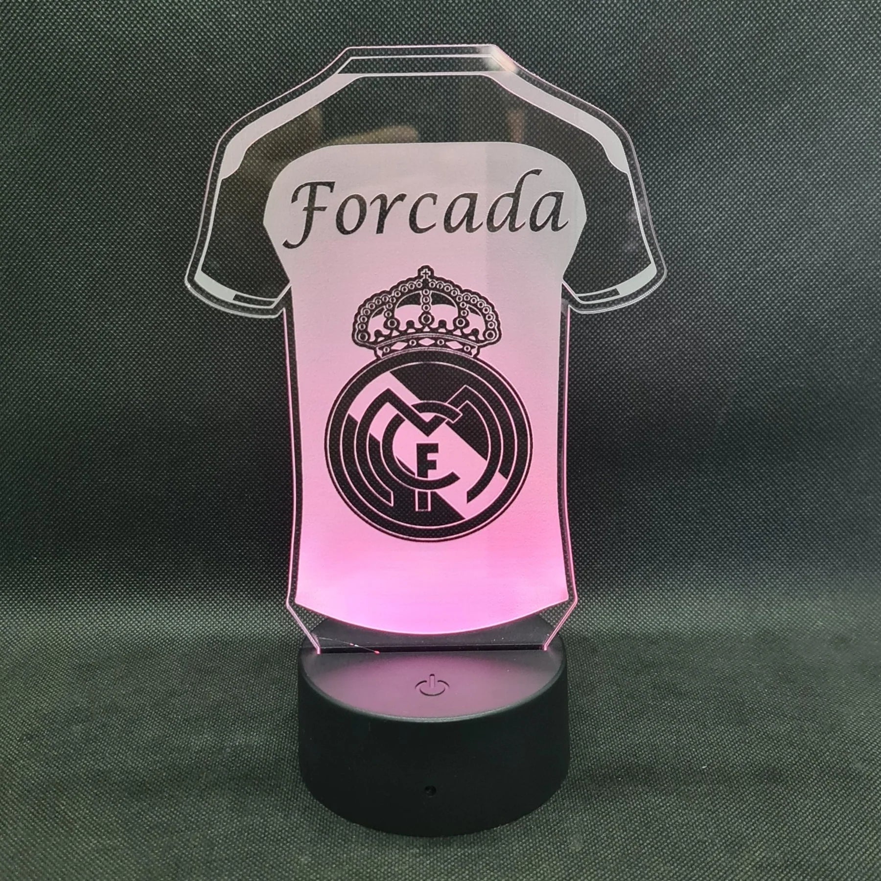 Lámpara Acrílica de Fútbol personalizado de decoraconlaser