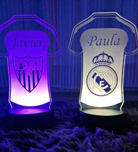 Lámpara Acrílica de Fútbol personalizado de decoraconlaser