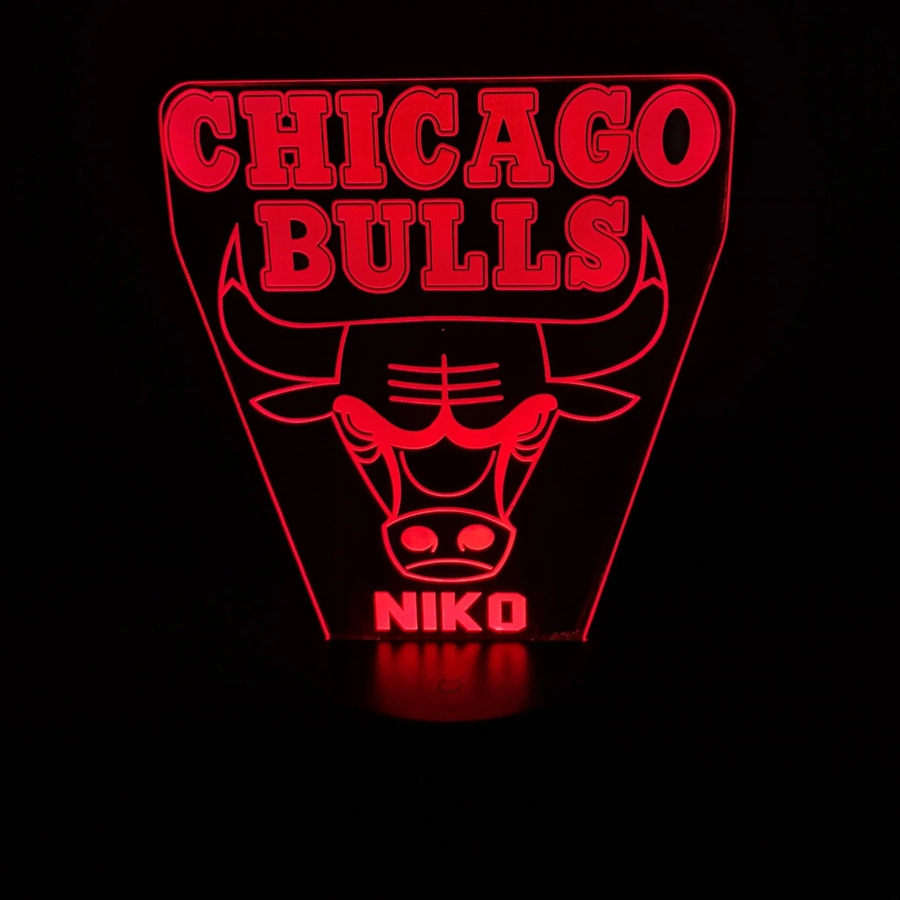 Lámpara Acrílica NBA personalizado de decoraconlaser