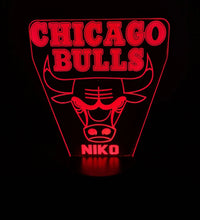 Lámpara Acrílica NBA personalizado de decoraconlaser