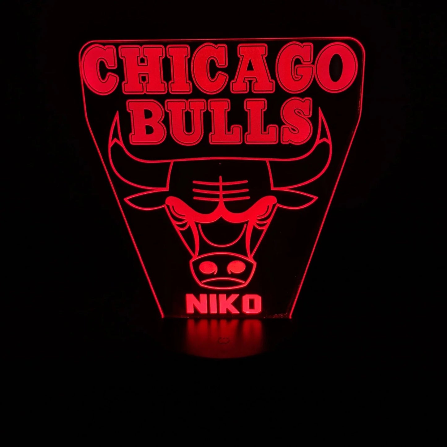 Lámpara Acrílica NBA personalizado de decoraconlaser