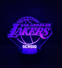 Lámpara Acrílica NBA personalizado de decoraconlaser