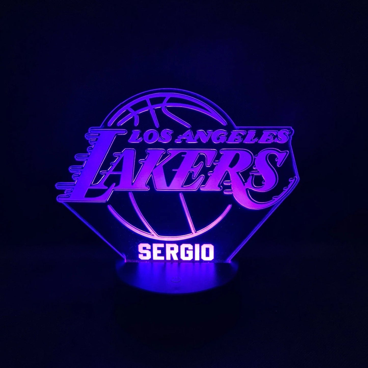 Lámpara Acrílica NBA personalizado de decoraconlaser
