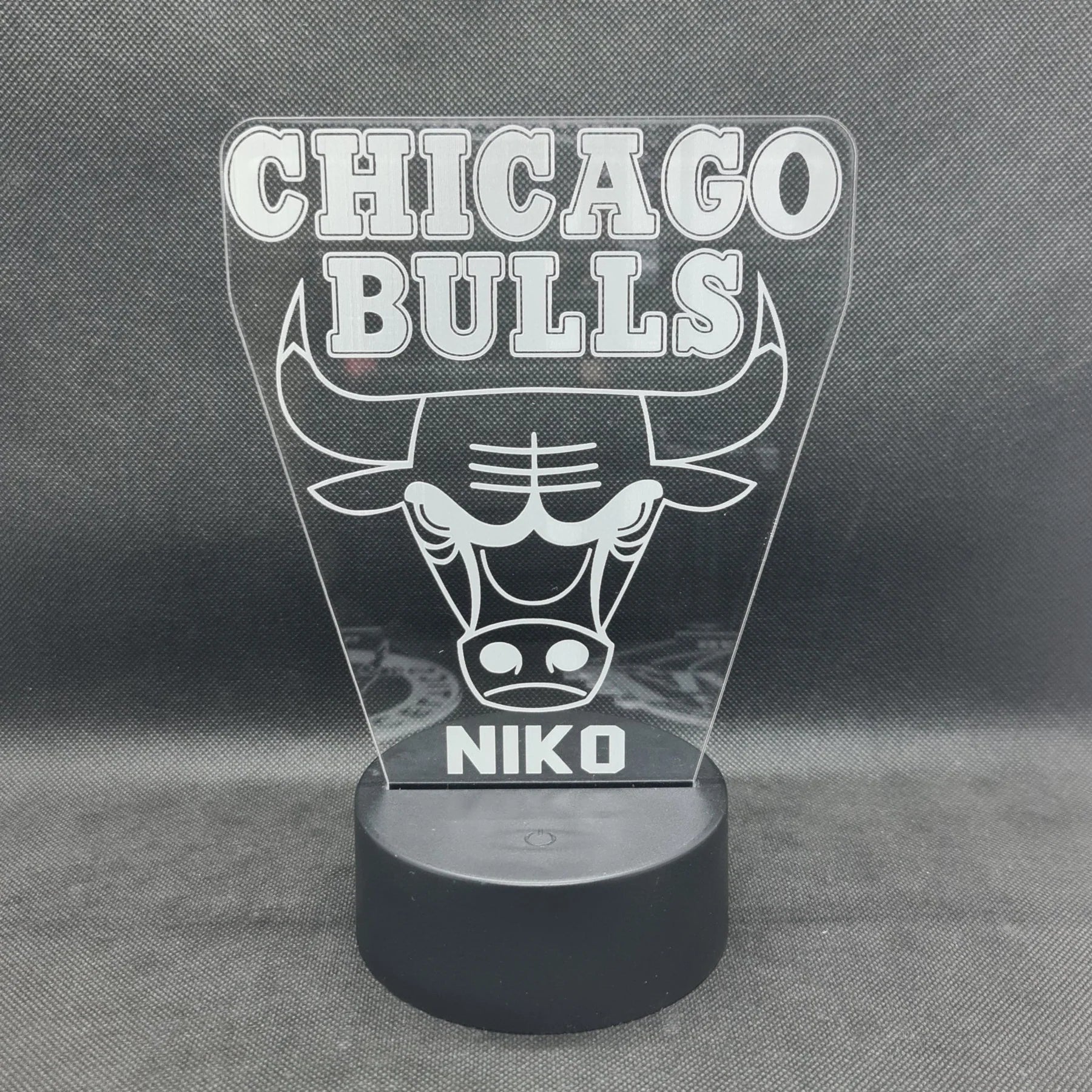 Lámpara Acrílica NBA personalizado de decoraconlaser