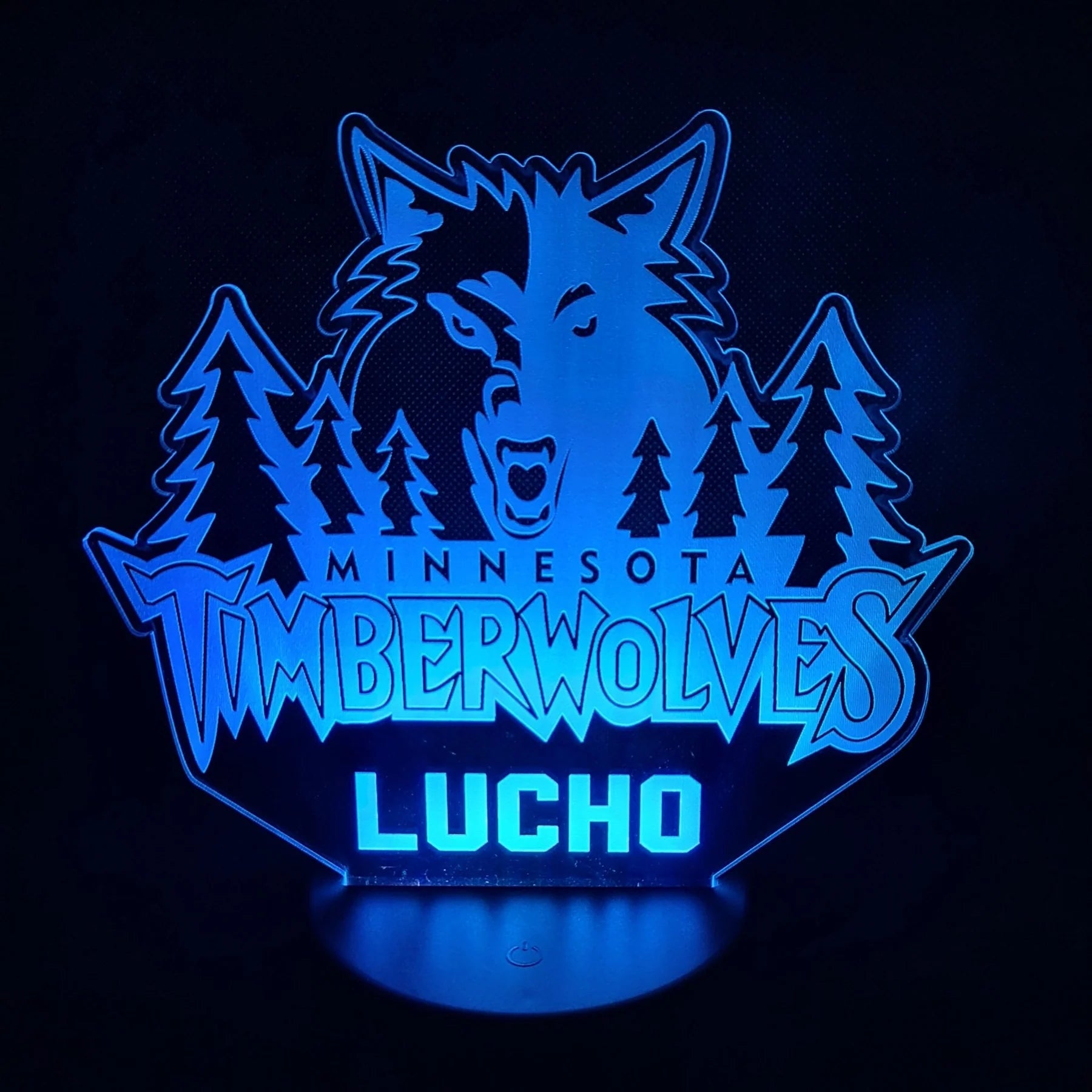 Lámpara Acrílica NBA personalizado de decoraconlaser