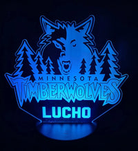 Lámpara Acrílica NBA personalizado de decoraconlaser