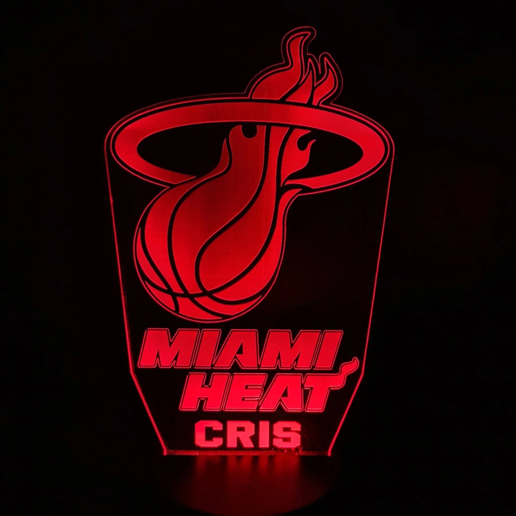 Lámpara Acrílica NBA personalizado de decoraconlaser