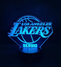 Lámpara Acrílica NBA personalizado de decoraconlaser