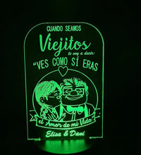 Lámpara amor personalizado de decoraconlaser