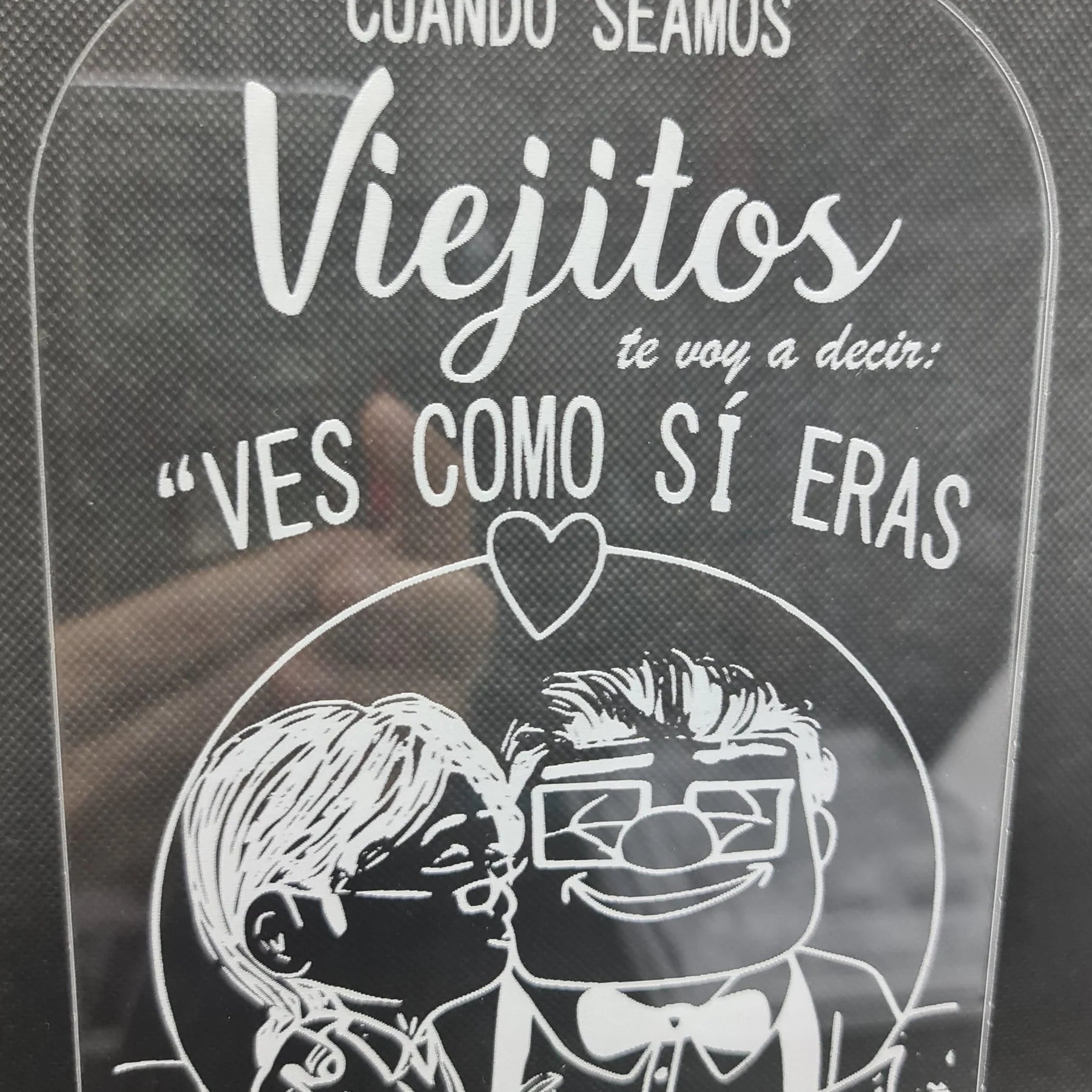 Lámpara amor personalizado de decoraconlaser