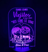 Lámpara amor personalizado de decoraconlaser