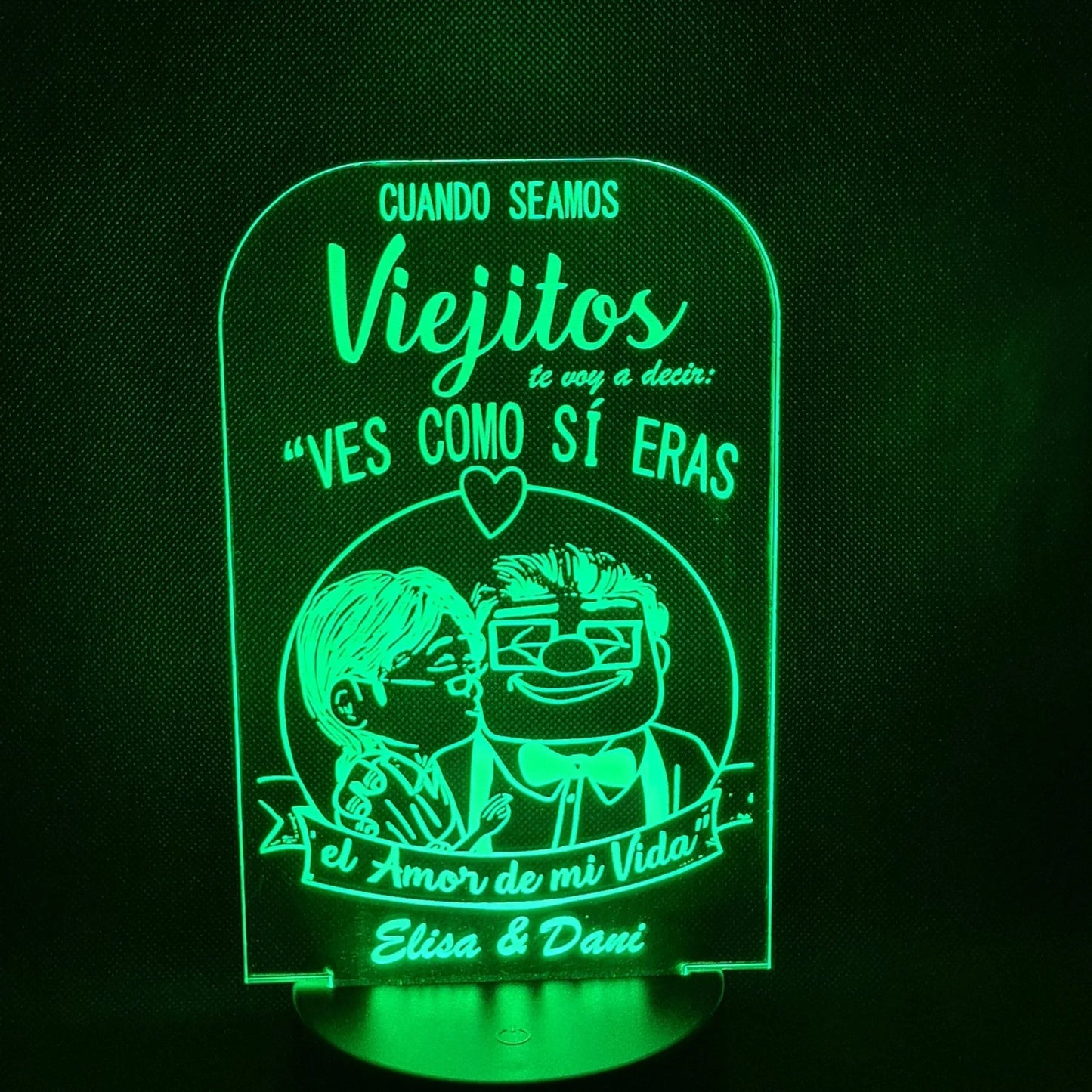 Lámpara amor personalizado de decoraconlaser