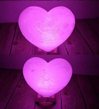 Lámpara Corazón personalizado de decoraconlaser