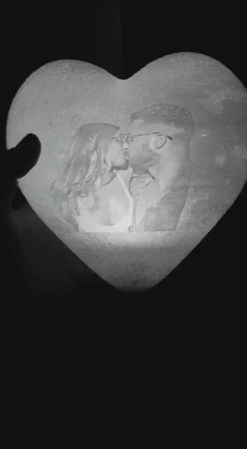 Lámpara Corazón personalizado de decoraconlaser