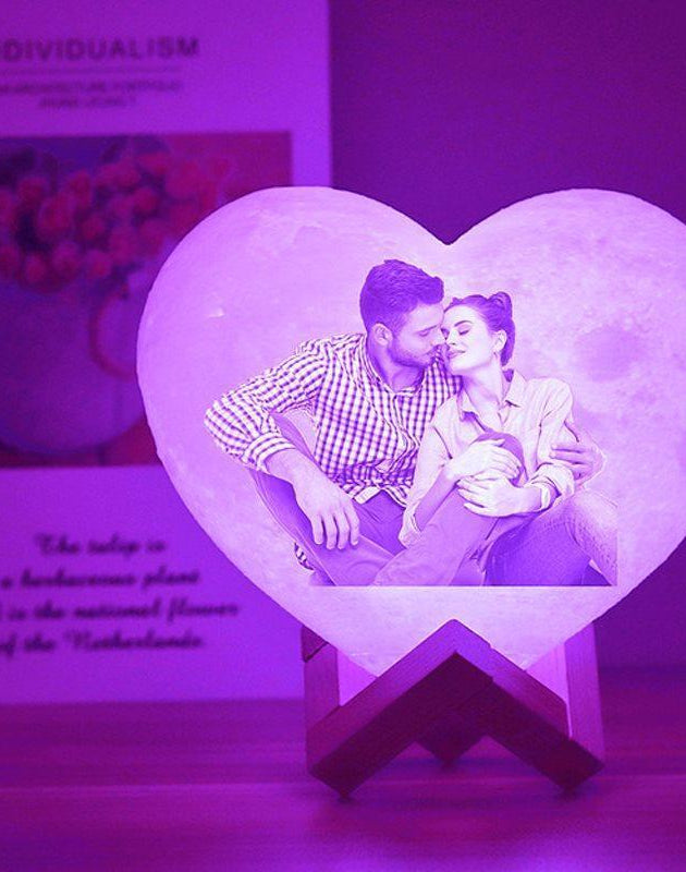 Lámpara Corazón personalizado de decoraconlaser