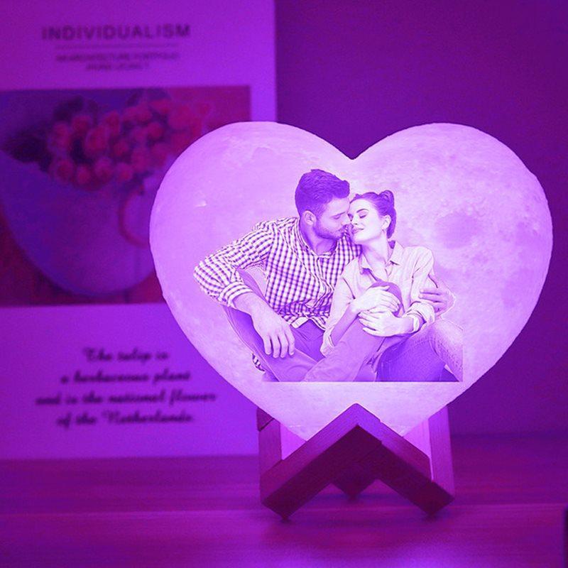 Lámpara Corazón personalizado de decoraconlaser