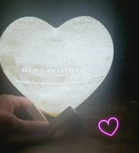 Lámpara Corazón personalizado de decoraconlaser